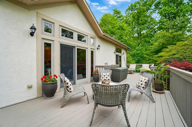 1092 George Allen Dr, South Vienna, OH 45369 - view of wooden deck