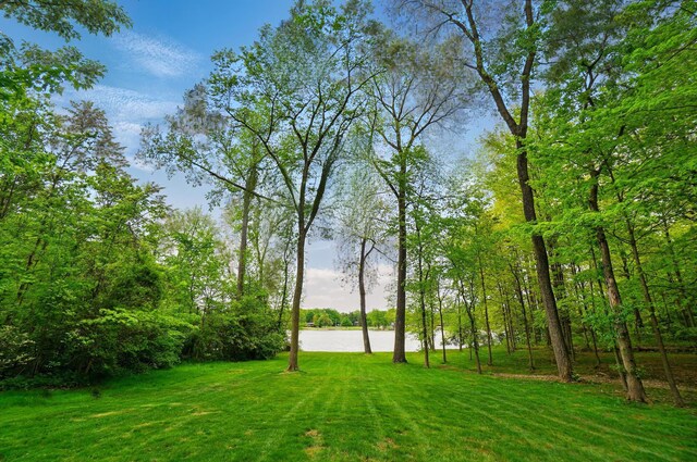 1092 George Allen Dr, South Vienna, OH 45369 - view of grassy yard with a water view