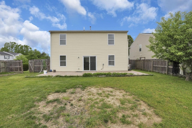 5504 Rothermund Dr, Canal Winchester, OH 43110 - rear view of property with a patio and central air condition unit