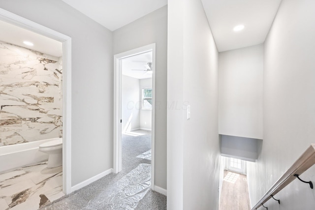434 S Champion Ave, Columbus, OH 43205 - hallway featuring baseboards
