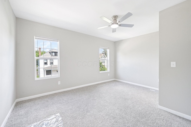 434 S Champion Ave, Columbus, OH 43205 - carpeted spare room with ceiling fan and baseboards