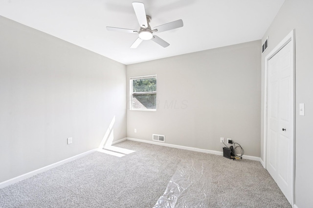 434 S Champion Ave, Columbus, OH 43205 - unfurnished bedroom with carpet and a ceiling fan