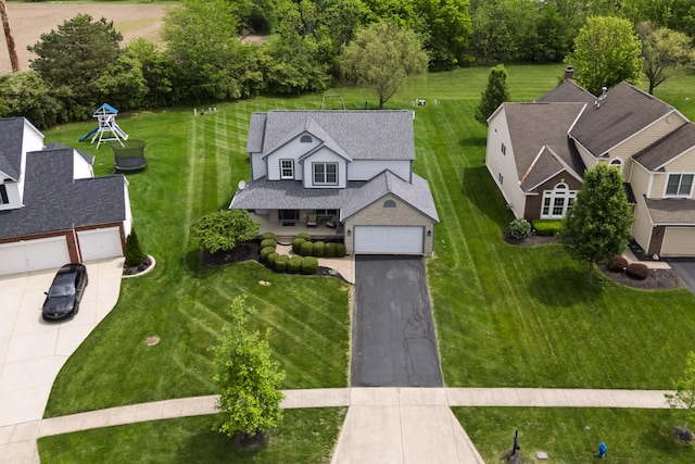 4526 Hoffman Farms Dr, Hilliard, OH 43026 - bird's eye view