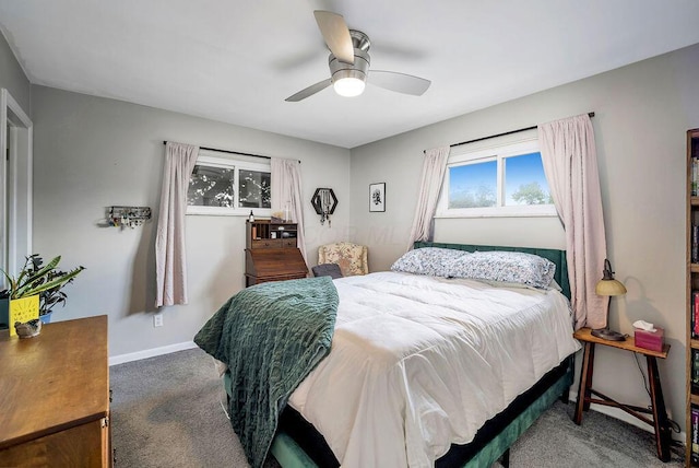 795 Brixham Rd, Columbus, OH 43204 - carpeted bedroom featuring a ceiling fan and baseboards