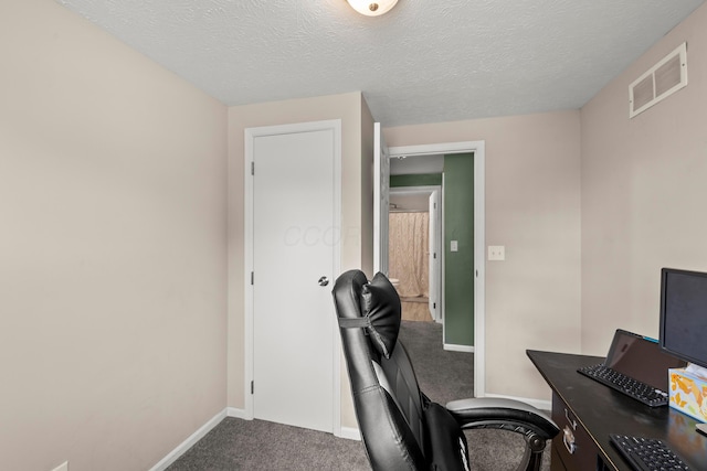 2267 Anndel Ct, Grove City, OH 43123 - carpeted office space featuring baseboards and a textured ceiling