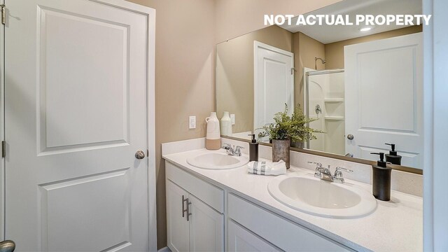 6356 Ripken St, Columbus, OH 43228 - full bath with a shower and double vanity