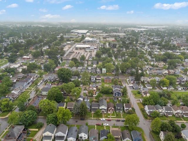 799 E Deshler Ave, Columbus, OH 43206 - aerial overview of property's location with nearby suburban area