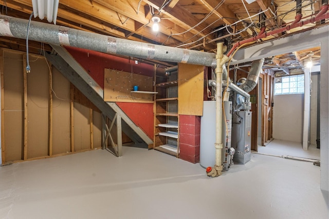 471 Chase Rd, Columbus, OH 43214 - below grade area with water heater