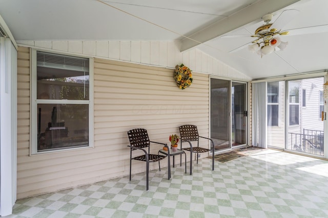 917 Linkfield Dr, Columbus, OH 43085 - sunroom / solarium with a ceiling fan