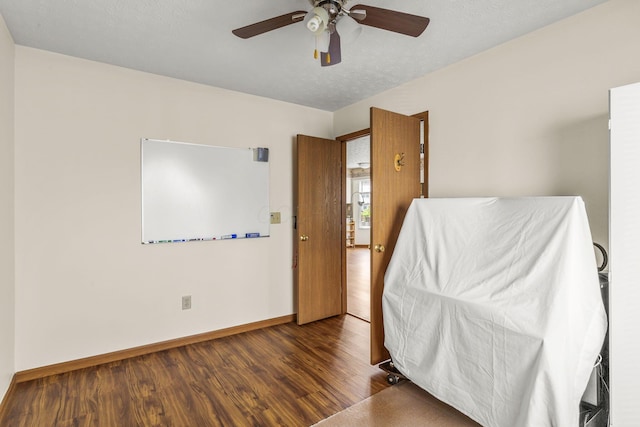 917 Linkfield Dr, Columbus, OH 43085 - bedroom featuring wood finished floors, baseboards, and ceiling fan