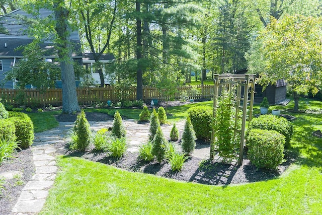 735 Cherrington Rd, Westerville, OH 43081 - view of yard with an outbuilding