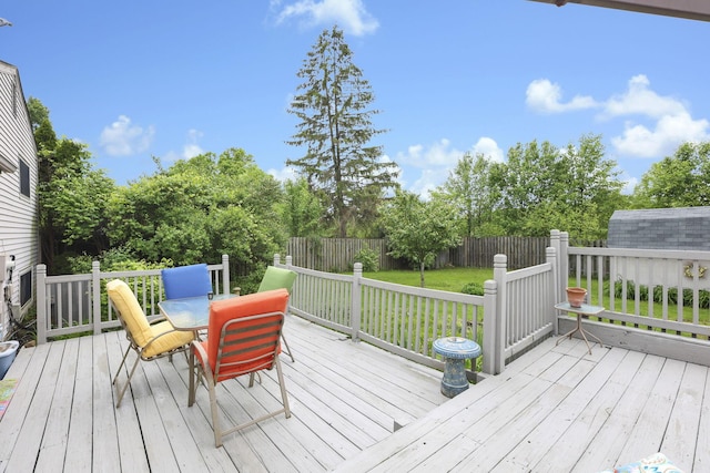 1703 Ringfield Dr, Galloway, OH 43119 - wooden terrace with outdoor dining space