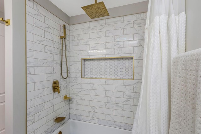 8485 Benson Rd NW, Carroll, OH 43112 - bathroom featuring a combined bath / shower with rainfall shower