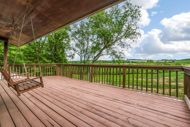 8485 Benson Rd NW, Carroll, OH 43112 - view of wooden terrace