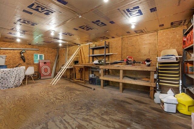 8485 Benson Rd NW, Carroll, OH 43112 - below grade area featuring a workshop area