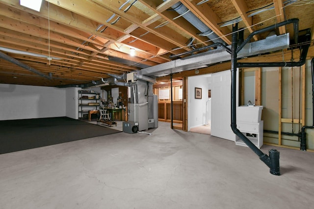 71 Donald Ross Dr, Granville, OH 43023 - unfinished basement with heating unit