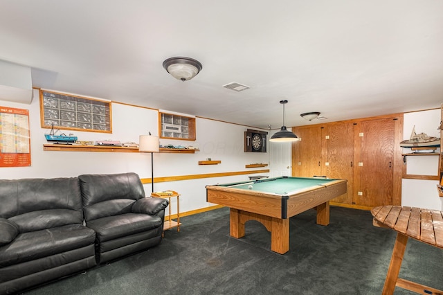3145 Bembridge Rd, Columbus, OH 43221 - game room with carpet flooring, billiards table, and baseboards