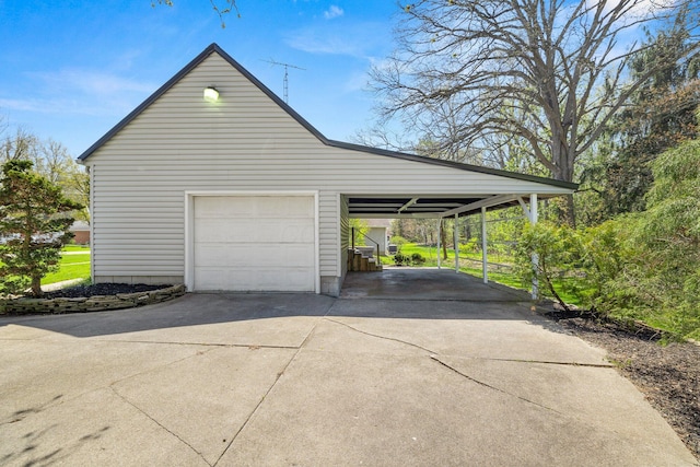 624 Bendle Ave, Shelby, OH 44875 - garage with driveway and a garage