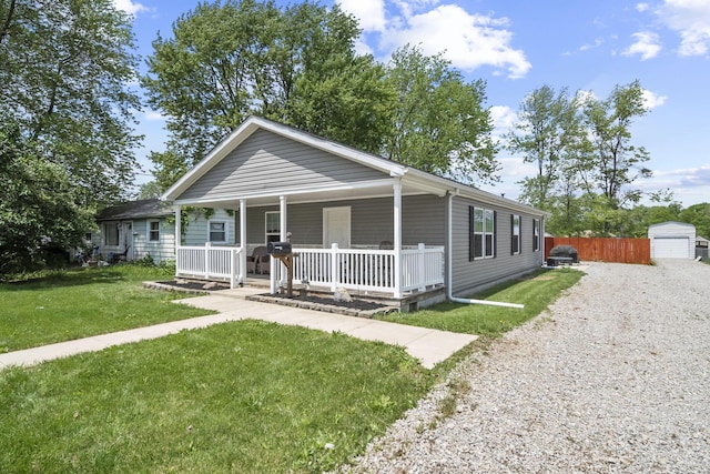 157 Joy Ave, Delaware, OH 43015 - view of front facade featuring a porch and driveway