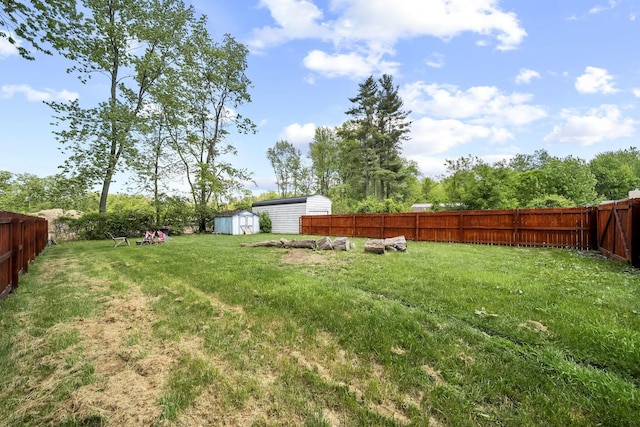 157 Joy Ave, Delaware, OH 43015 - view of yard with a storage shed and an outbuilding