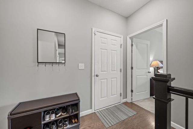 1070 Little Bear Pl, Lewis Center, OH 43035 - entryway featuring wood finished floors and baseboards