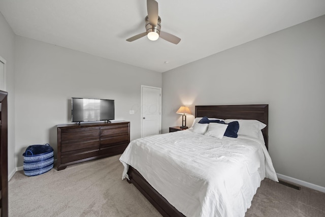 1070 Little Bear Pl, Lewis Center, OH 43035 - carpeted bedroom with baseboards and ceiling fan