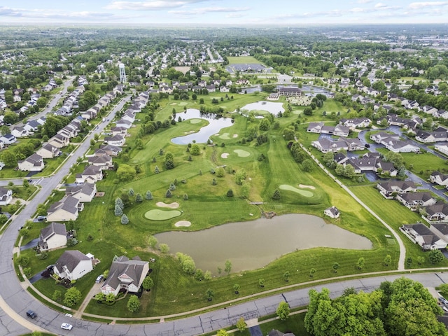 1070 Little Bear Pl, Lewis Center, OH 43035 - view of property location with a nearby body of water, nearby suburban area, and a local golf course