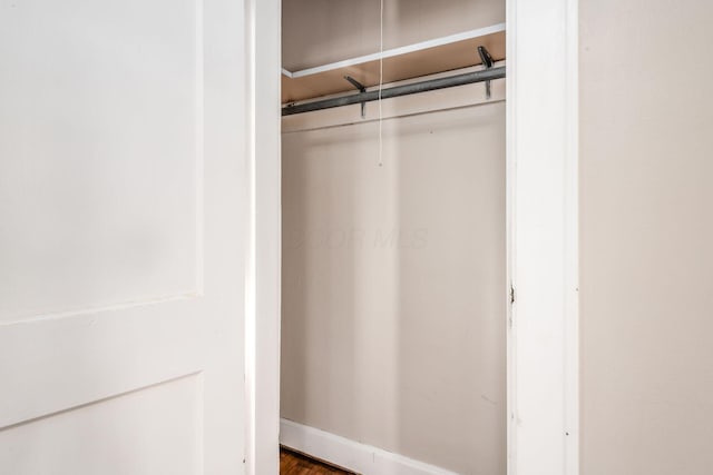 view of closet