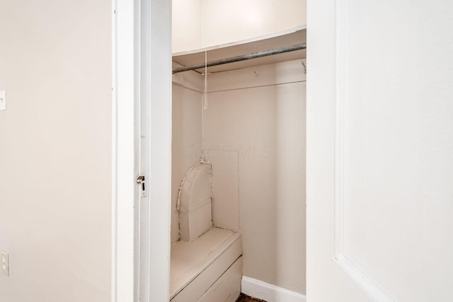 view of closet