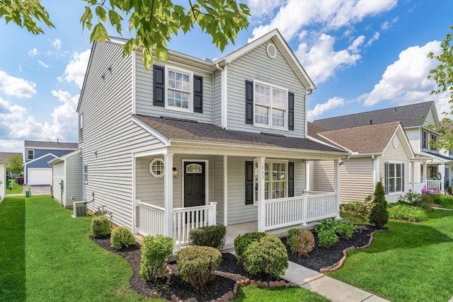 1993 Cumberland St, Newark, OH 43055 - traditional home featuring covered porch and a front yard