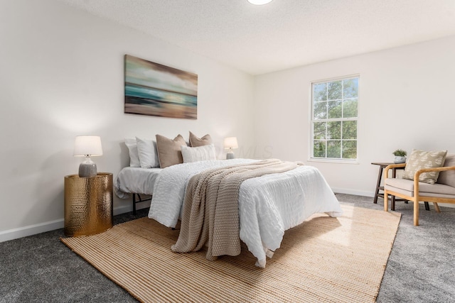 1810 Messner Dr Unit 62E, Hilliard, OH 43026 - bedroom with carpet, baseboards, and a textured ceiling