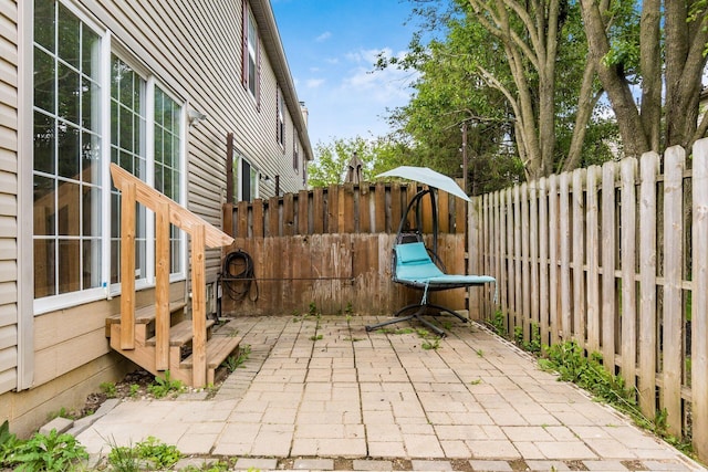 1810 Messner Dr Unit 62E, Hilliard, OH 43026 - view of patio / terrace featuring a fenced backyard