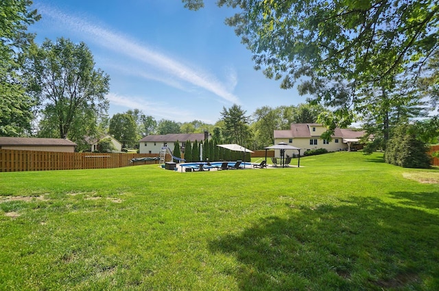 5336 Rocky Creek Dr, Grove City, OH 43123 - view of yard featuring a gazebo