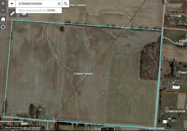 0 Highpoint Rd NW, Thornville, OH 43076 - aerial overview of property's location featuring property parcel outlined