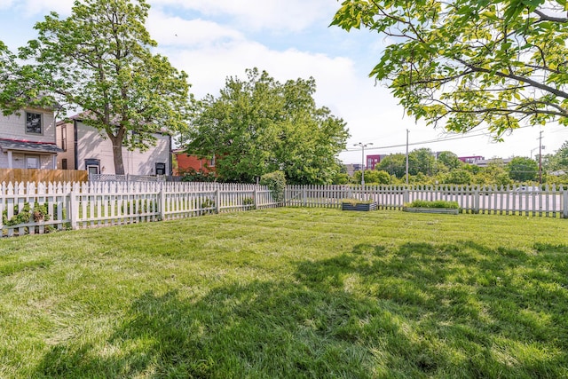 684 Hamlet St, Columbus, OH 43215 - view of yard