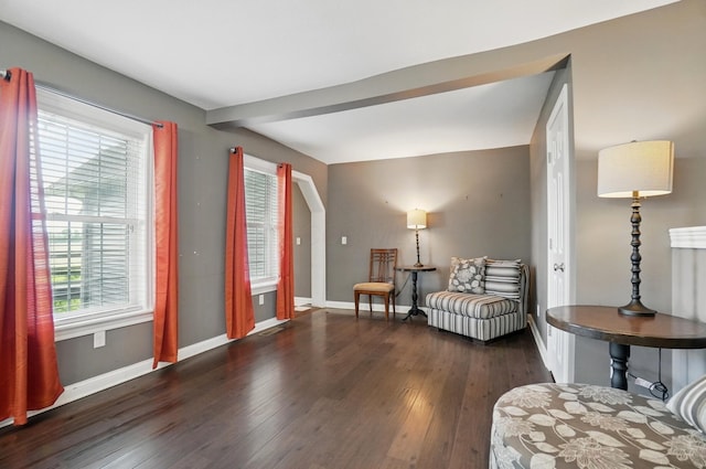 9820 Heimberger Rd NW, Baltimore, OH 43105 - living area featuring baseboards and hardwood / wood-style flooring