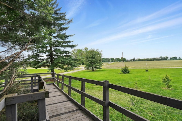9820 Heimberger Rd NW, Baltimore, OH 43105 - deck with a view of rural / pastoral area