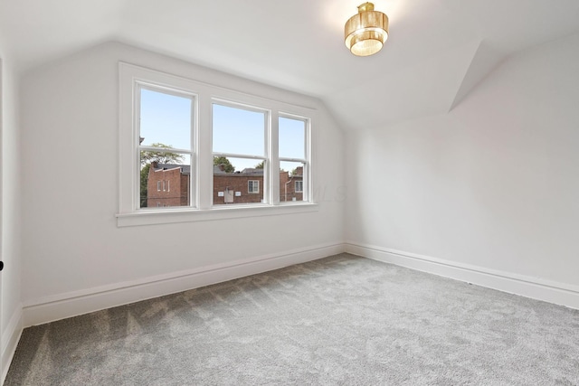 1104 E Whittier St, Columbus, OH 43206 - bonus room featuring vaulted ceiling, carpet flooring, and baseboards