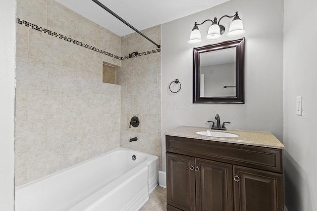 1093 E Long St, Columbus, OH 43203 - full bathroom with vanity and  shower combination