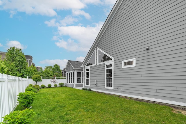 5165 Hamptonshire Dr, Dublin, OH 43016 - view of yard featuring a sunroom