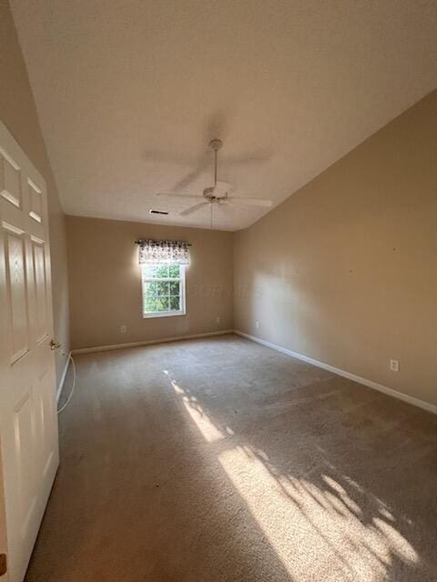 6855 Falcon Ln Unit 4A, Canal Winchester, OH 43110 - carpeted empty room with a ceiling fan and baseboards