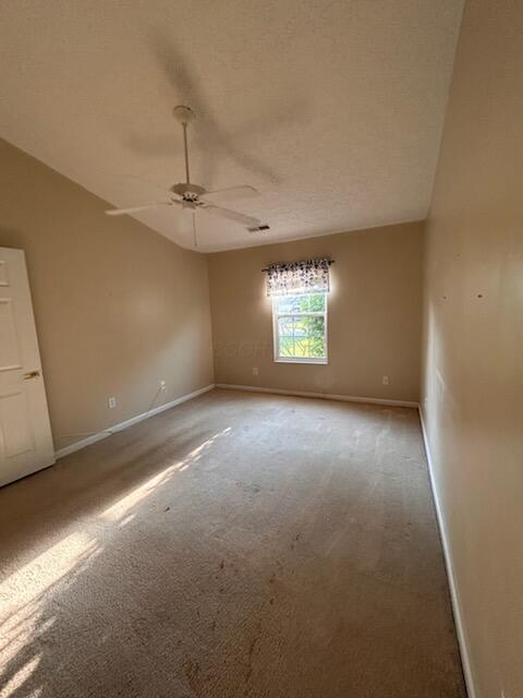 6855 Falcon Ln Unit 4A, Canal Winchester, OH 43110 - carpeted empty room featuring ceiling fan and baseboards