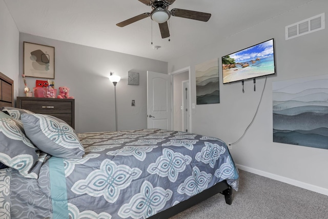 4196 Holstein Dr, Obetz, OH 43207 - carpeted bedroom featuring a ceiling fan and baseboards