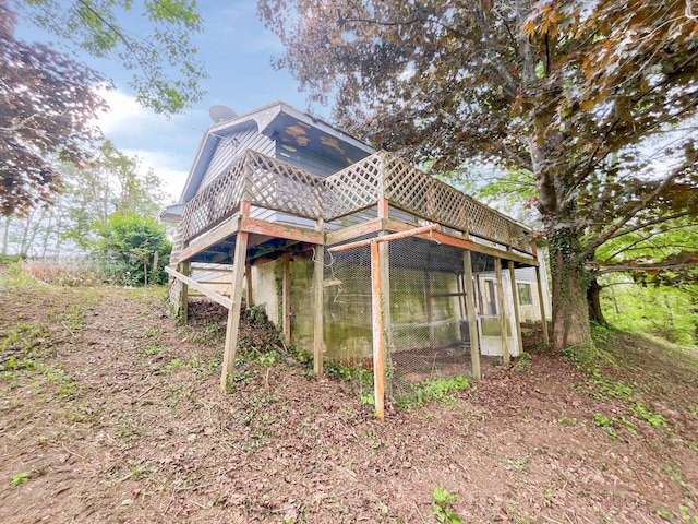 16251 State Route 678, Rockbridge, OH 43149 - back of house with a deck