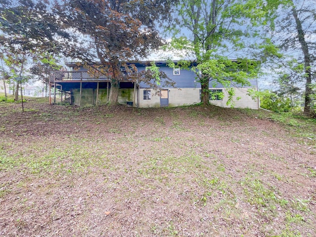 16251 State Route 678, Rockbridge, OH 43149 - view of yard with a wooden deck