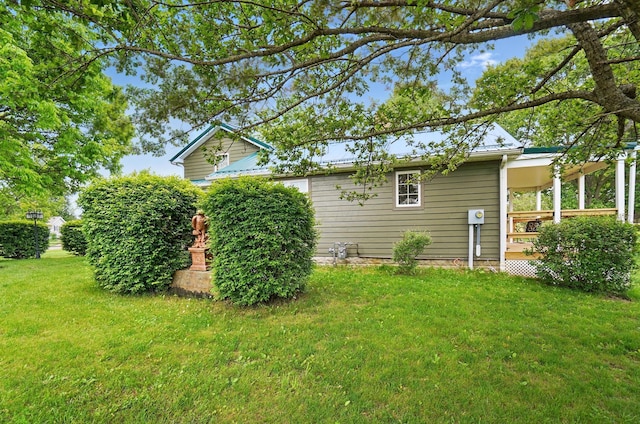5870 Brook Rd NW, Baltimore, OH 43105 - back of property featuring a lawn