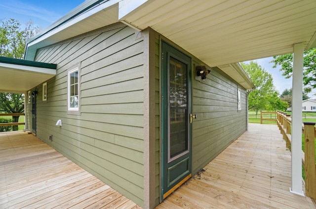 5870 Brook Rd NW, Baltimore, OH 43105 - view of wooden deck