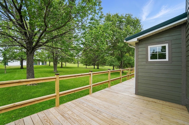 5870 Brook Rd NW, Baltimore, OH 43105 - deck with a lawn