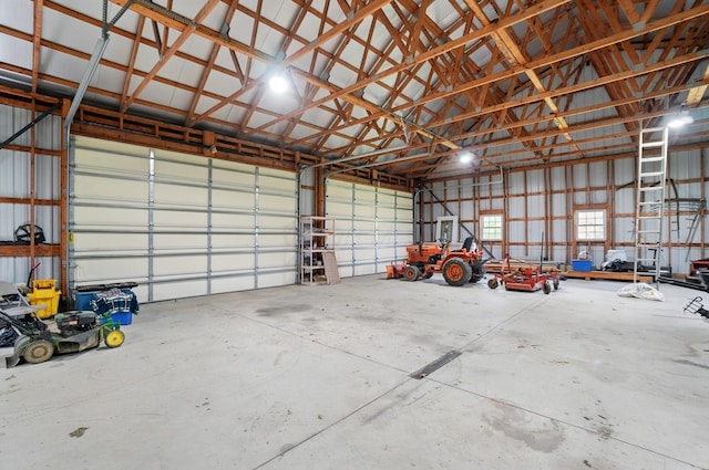 5870 Brook Rd NW, Baltimore, OH 43105 - garage featuring metal wall