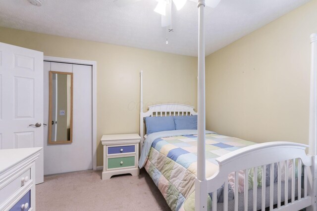 308 Postage Cir, Pickerington, OH 43147 - bedroom featuring light carpet and a ceiling fan